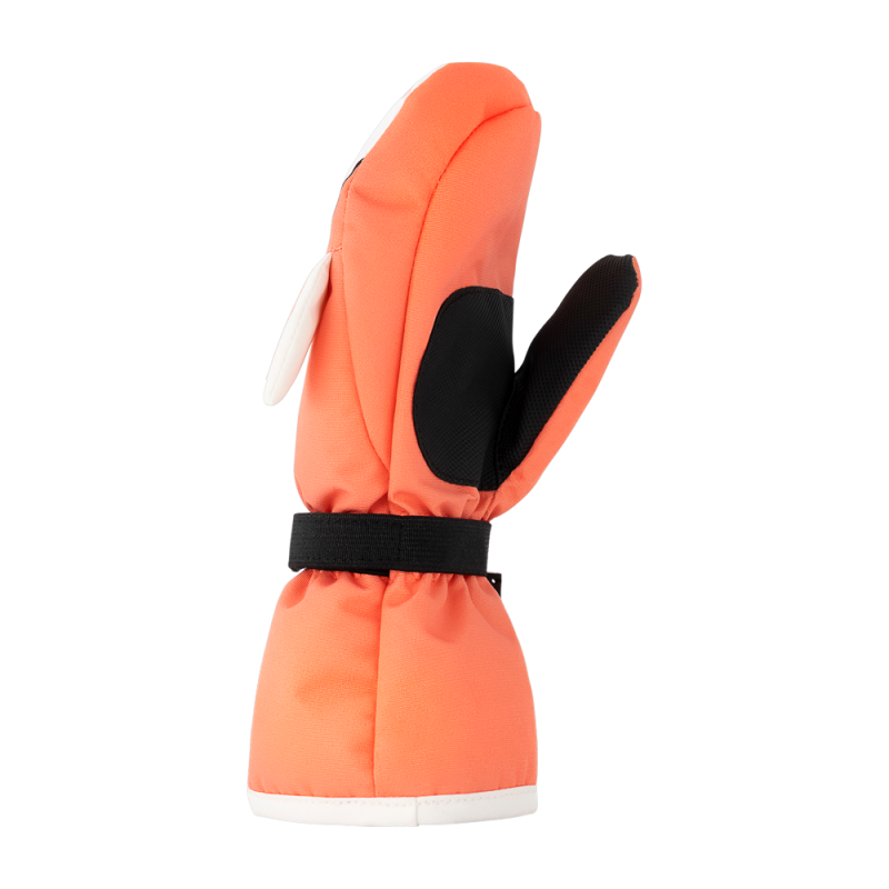 KINDER-SKIHANDSCHUHE MIT HASENDESIGN | ORANGE | S-M | Diel