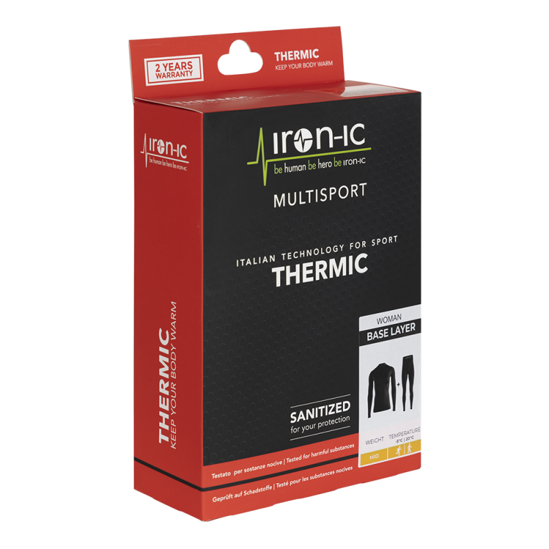 DAMEN THERMO-UNTERWÄSCHE – SET | BLACK | S-M | Diel