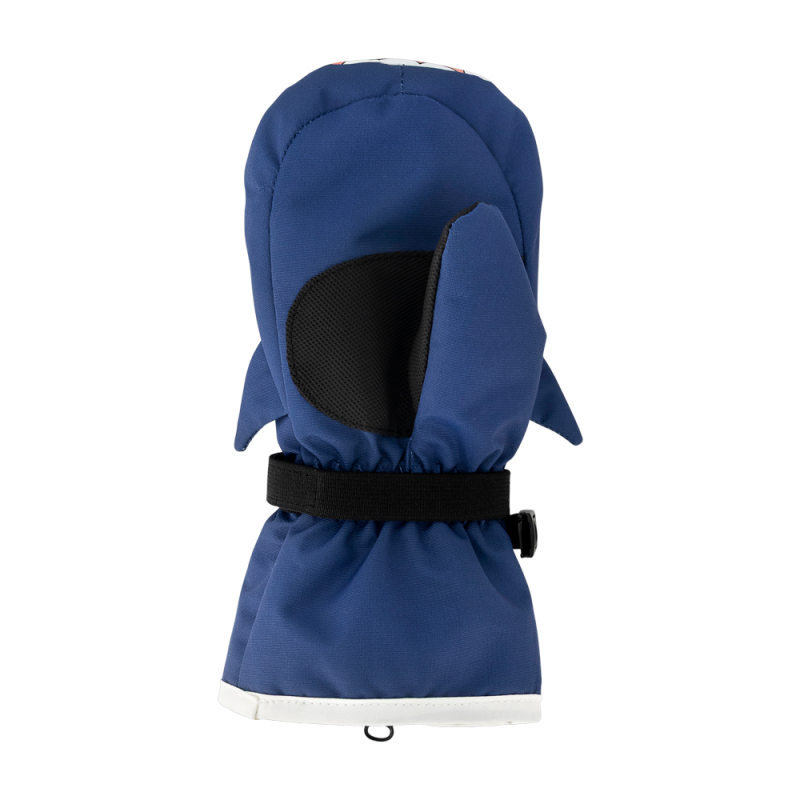 KINDER-SKIHANDSCHUHE IN BLAU MIT HAI-MOTIV | BLUE | S-M | Diel