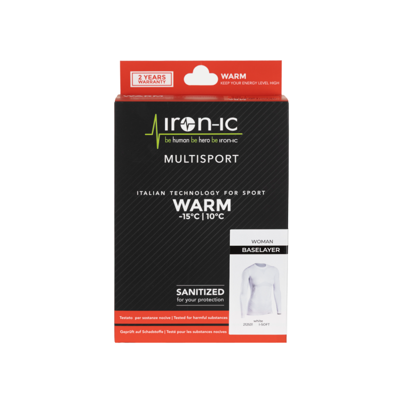 DAMEN THERMO-SHIRT | WHITE | S-M | Diel