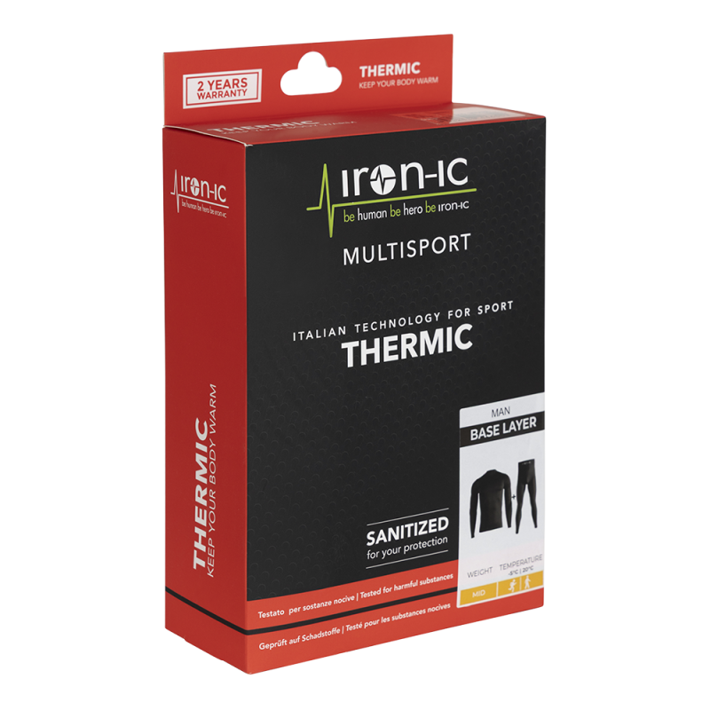 HERREN THERMO-UNTERWÄSCHE – SET | BLACK | 2XL(56) | Diel