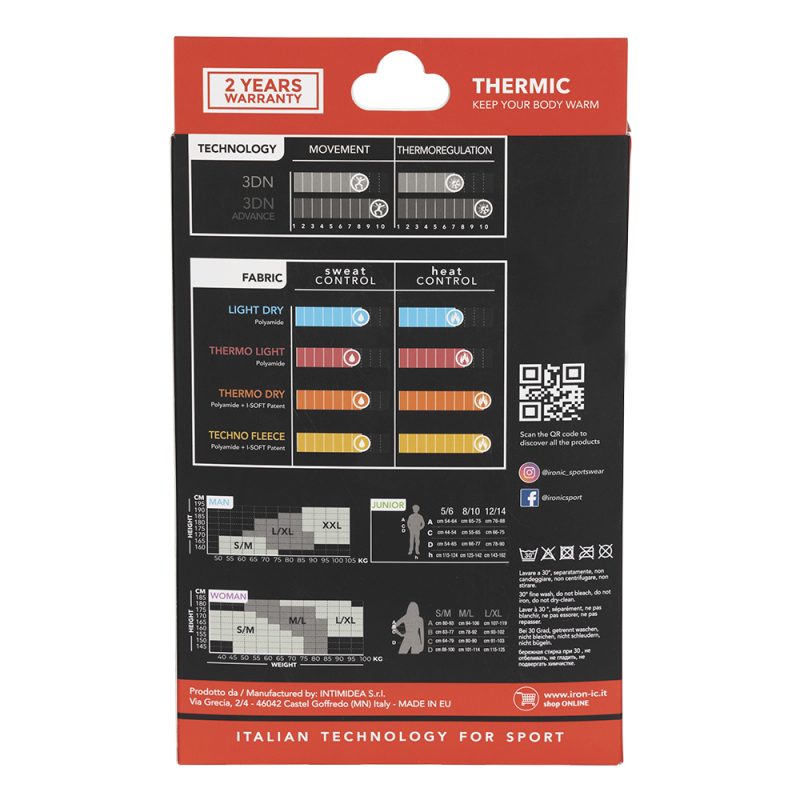 HERREN THERMO-UNTERWÄSCHE – SET | BLACK | XL(54) | Diel