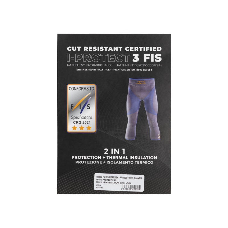 ANTI-CUT FIS 3 STARS THERMOBEKLEIDUNG | GRAY | L-XL | Diel